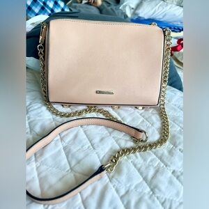 Cute women’s Rebecca Minkoff pink crossbody purse.  NWOT